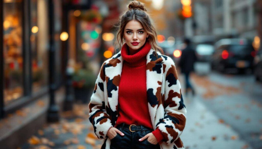 From cherry-red roll-necks to cow-print coats, these wardrobe heroes will help you nail the season's top trends