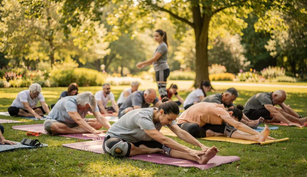 Neither swimming nor Pilates : the best activity for people with knee pain