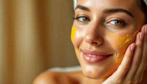 The turmeric + milk mask that evens skin tone overnight : how curcumin fades dark spots gently